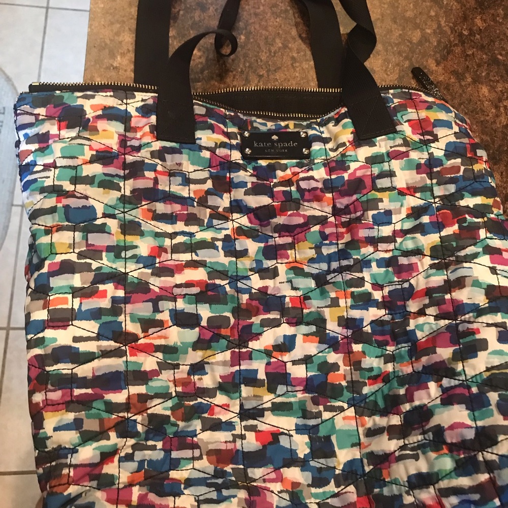 Kate Spade Tote ♠️ 14” by 14”. Multi Colored!!!!
